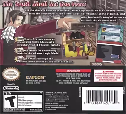 Image n° 2 - boxback : Ace Attorney Investigations - Miles Edgeworth